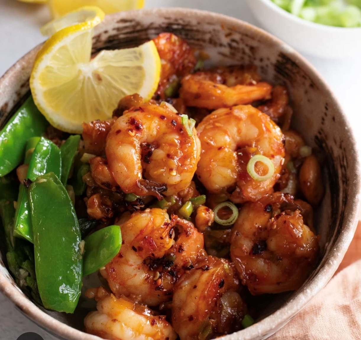 Stri Fry King Prawn (With chilli bean sauce)