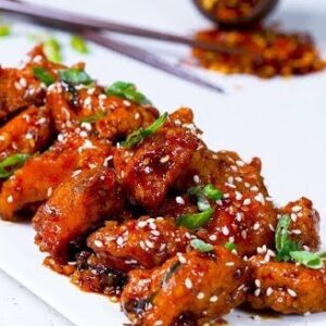 Deep Fried Chicken with Honey Chilli